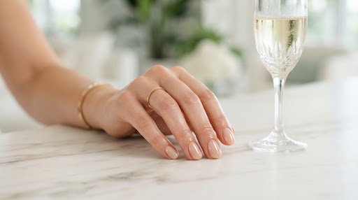 Manicure with polish