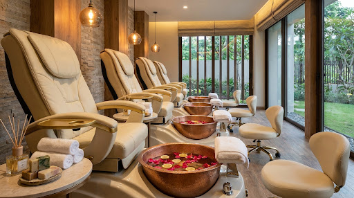 Salon pedicure seating